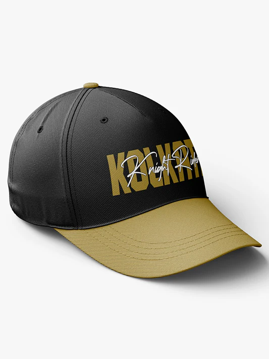 KKR Colour Block Black Cap - Image 2
